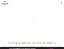 Tablet Screenshot of hartley-farm.co.uk